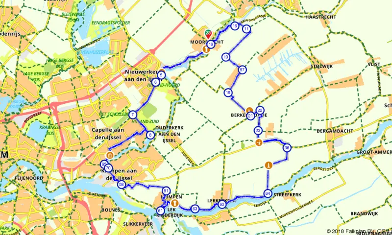 Route Zuid-Holland