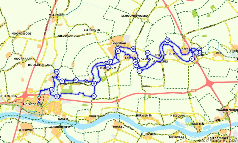 Route Zuid-Holland