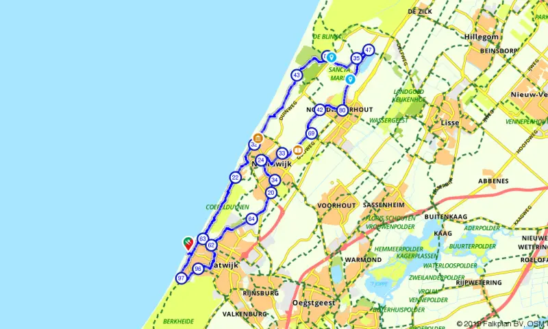 Route Zuid-Holland