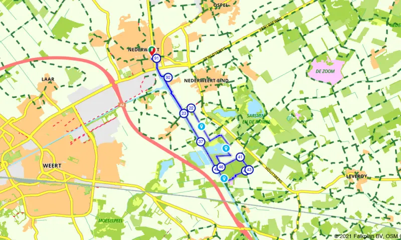 Route in Limburg