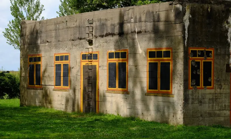 Gecamoufleerde bunker