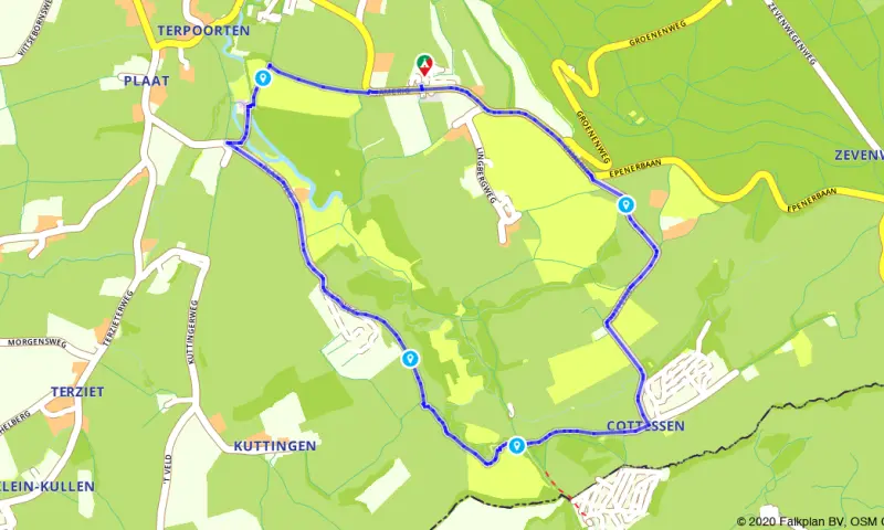 Route in Limburg