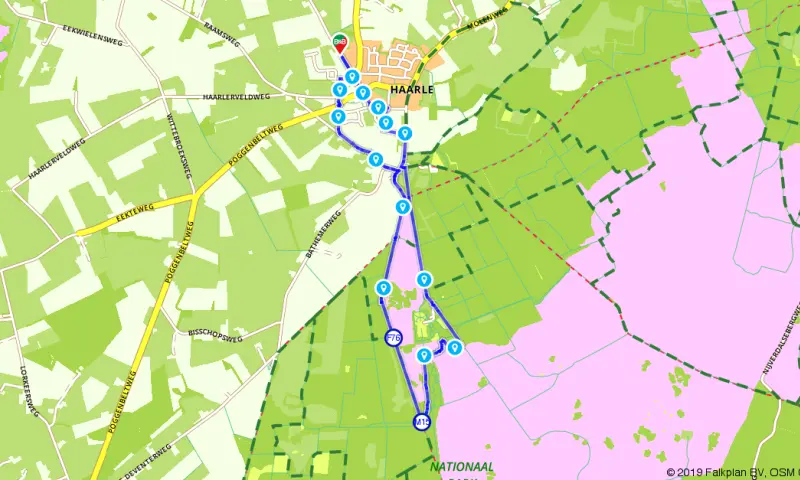 Route in Overijssel