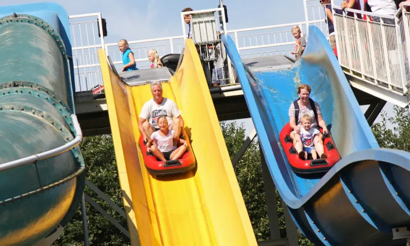 Glijden van de glijbaan