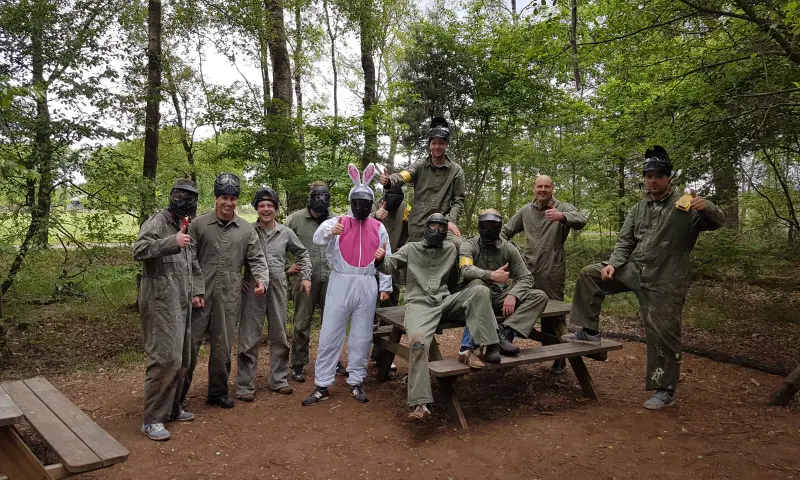 Paintballen in het Bos
