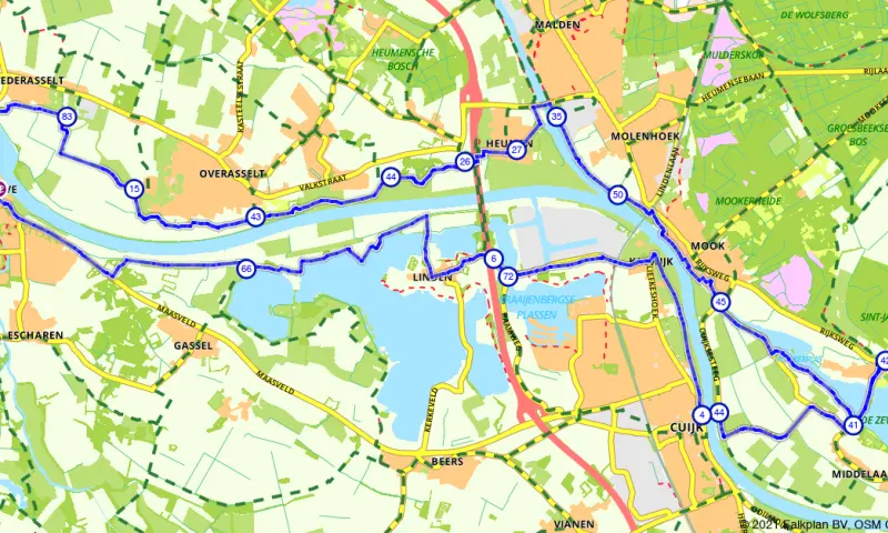 Route in Limburg