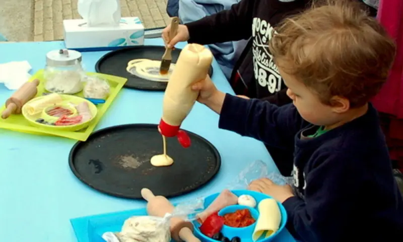 Kind tijdens workshop