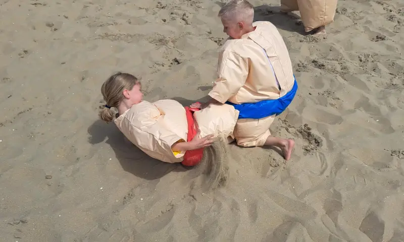 kinderen die worstelen