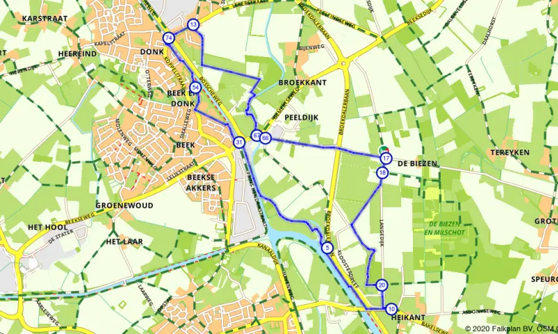 Route Noord-Brabant