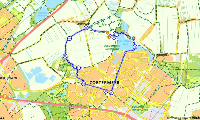 Route Zuid-Holland