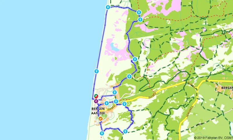 Route in Noor-Holland