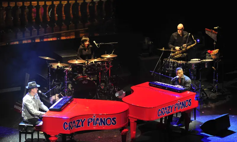 Crazy Pianos show
