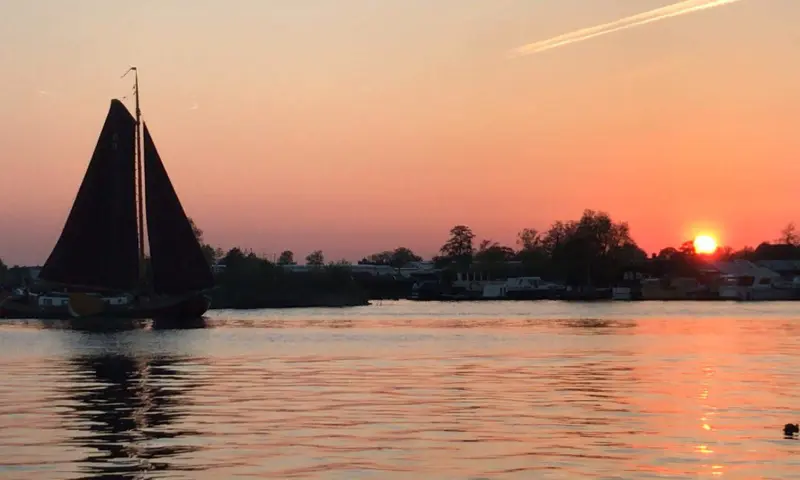 Zeilboot tijdens Zeiltocht