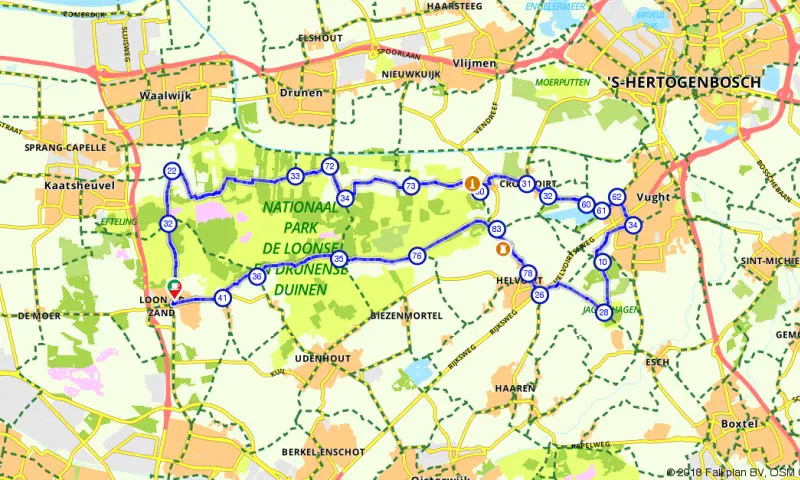 Route Noord-Brabant