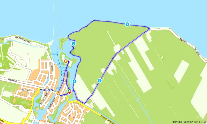 Route in Noord-Holland