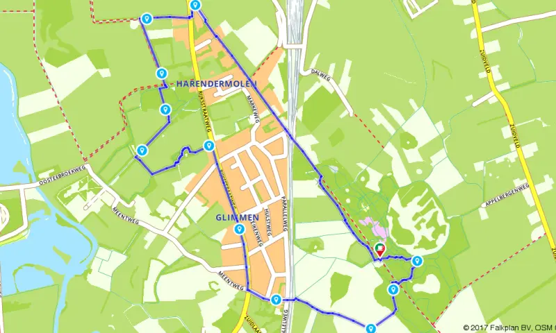 Route Groningen