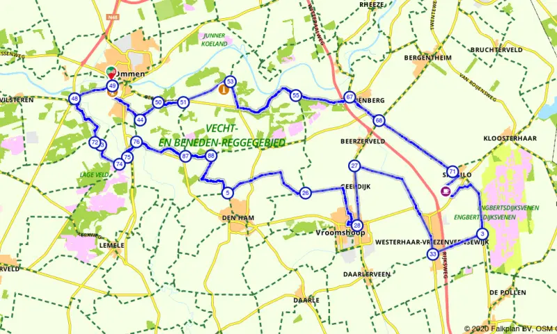 Route in Overijssel