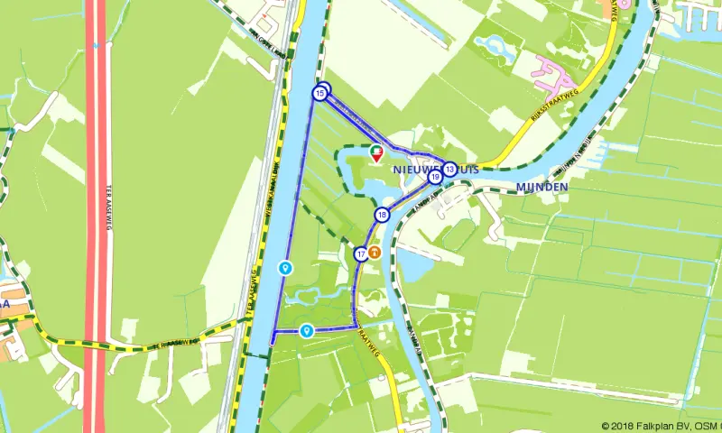 Route in Utrecht