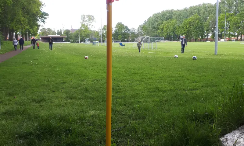 Veld van voetgolf