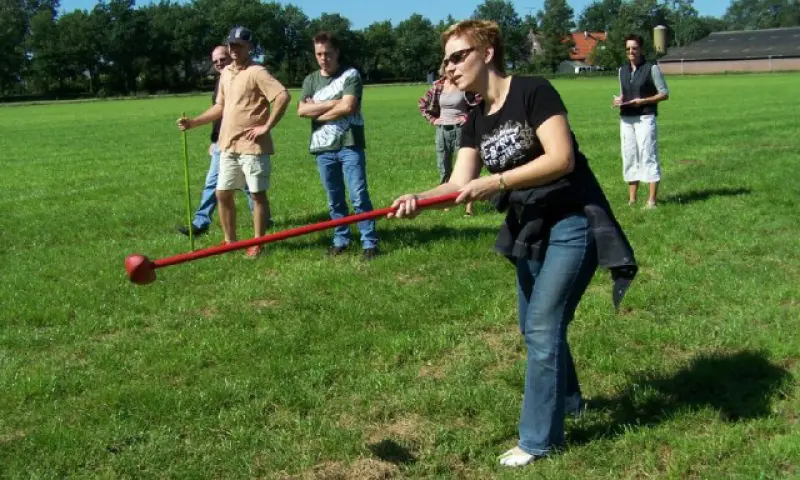 Deelnemers boerengolf