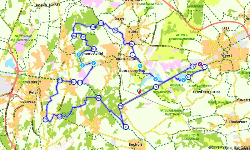 Route in Limburg