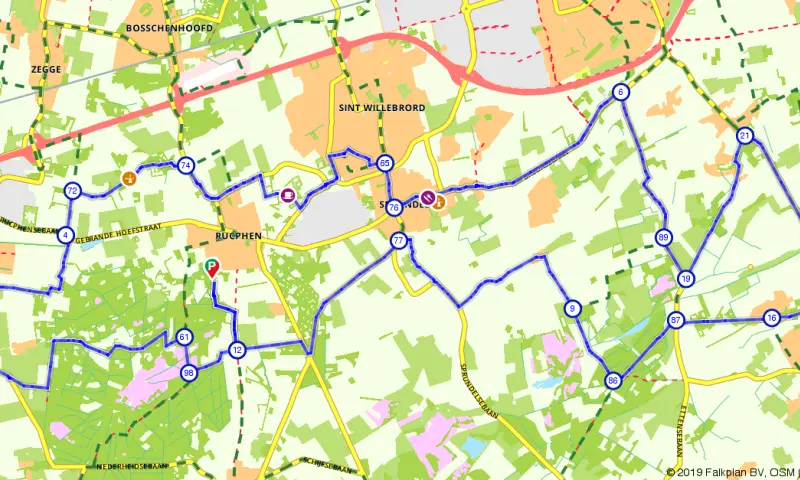 Route Noord-Brabant