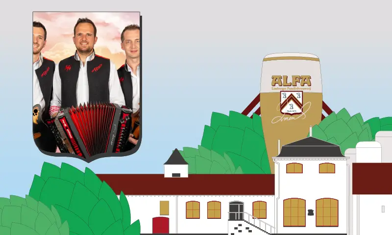 Alfa Bierfeesten - artiest: Die Fertizg'n
