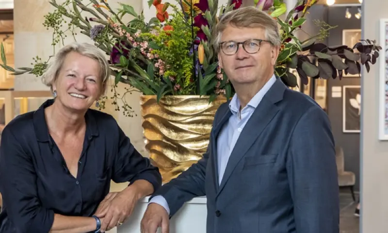 Johan & Edith Rissik, de oprichters van de beurs