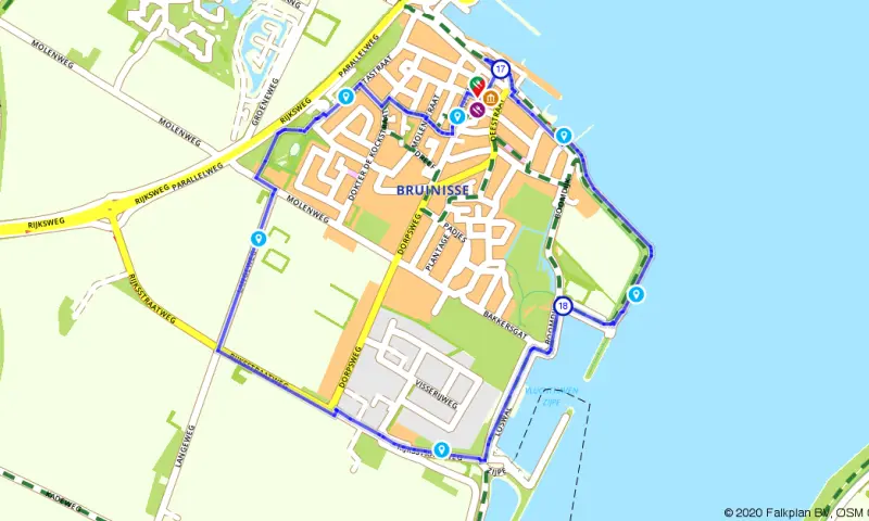 Route in Zeeland