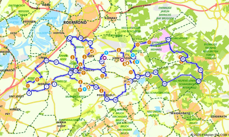 Route in Limburg