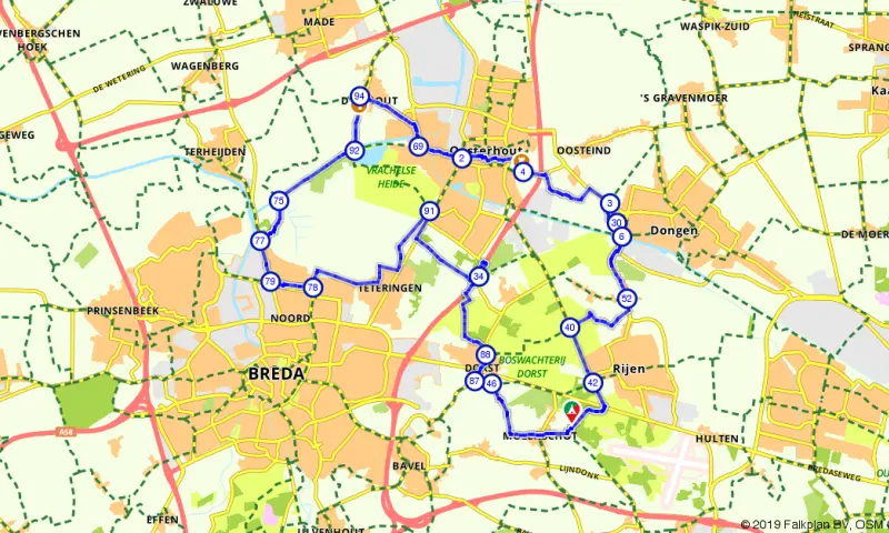 Route Noord-Brabant