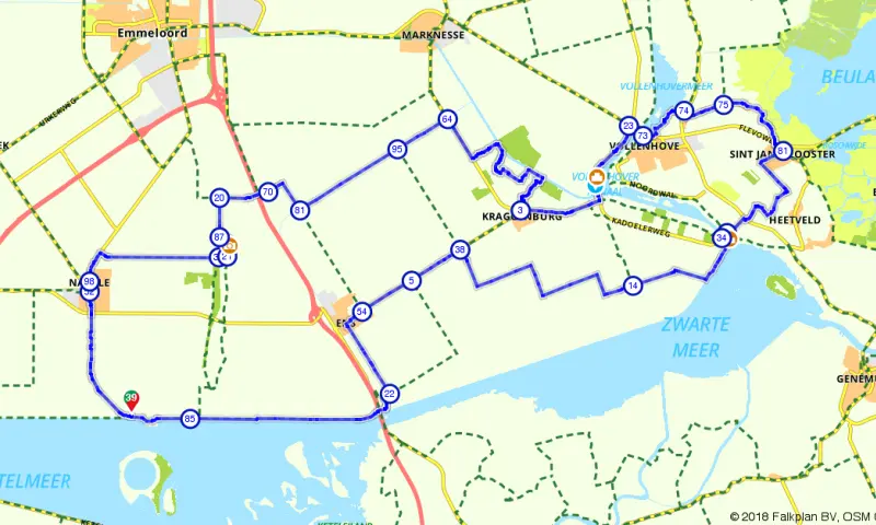 Fietsroute Flevoland