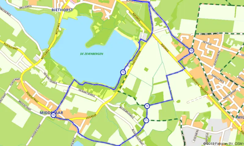 Route in Limburg