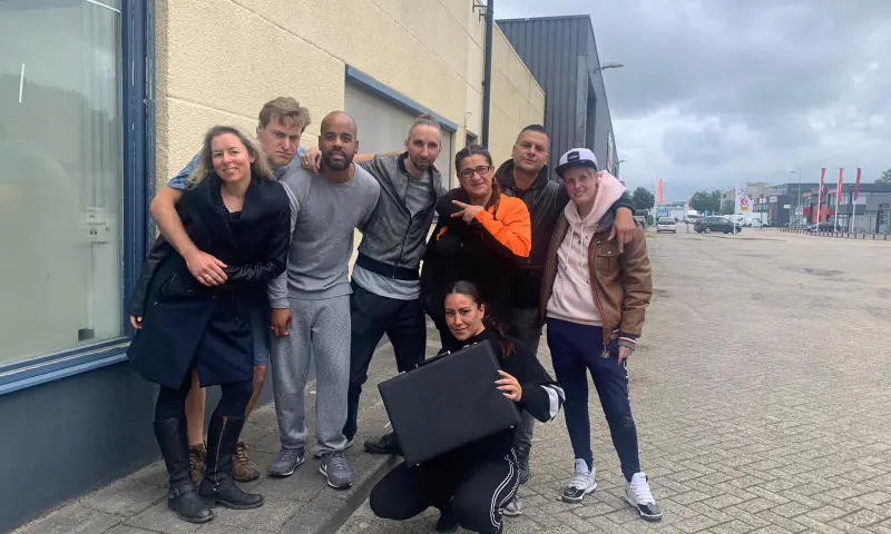 Overwinningsfoto Undercover Team