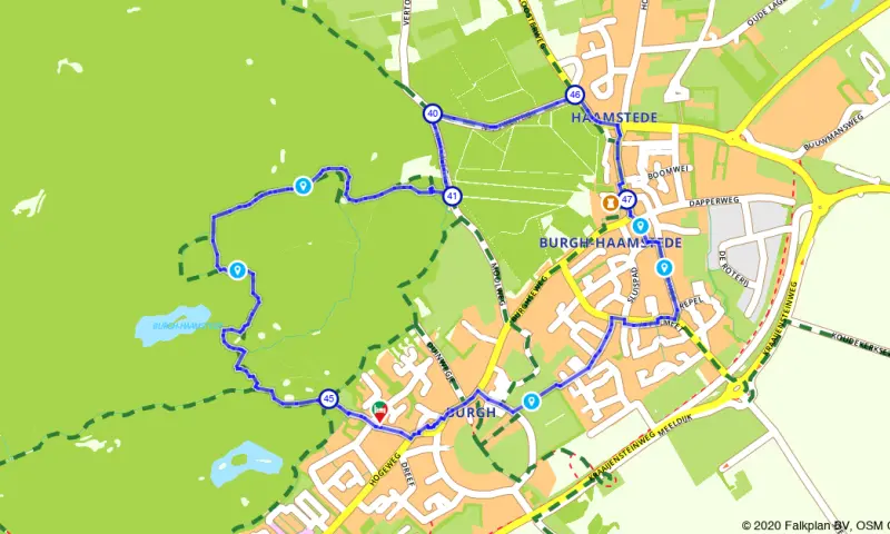 Route in Zeeland