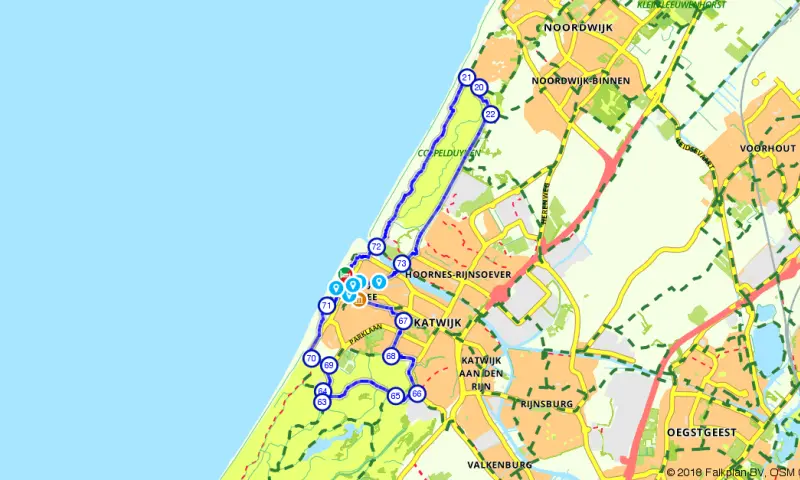 Route Zuid-Holland