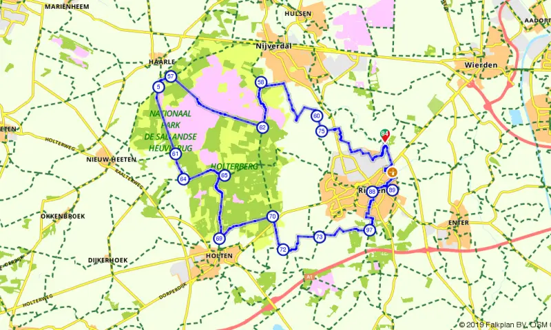 Route in Overijssel
