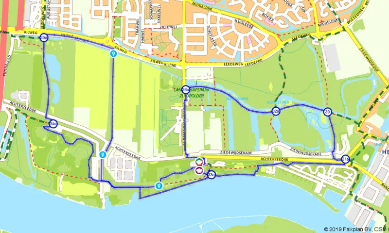 Route Zuid-Holland
