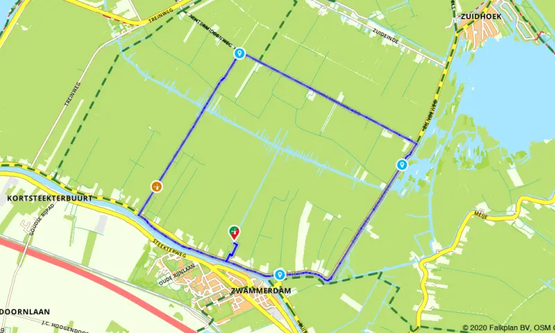 Route Zuid-Holland
