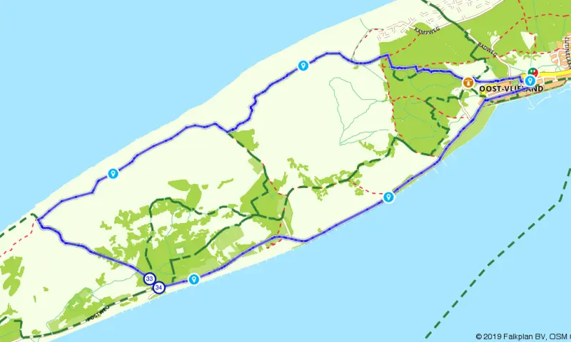 Route in Friesland
