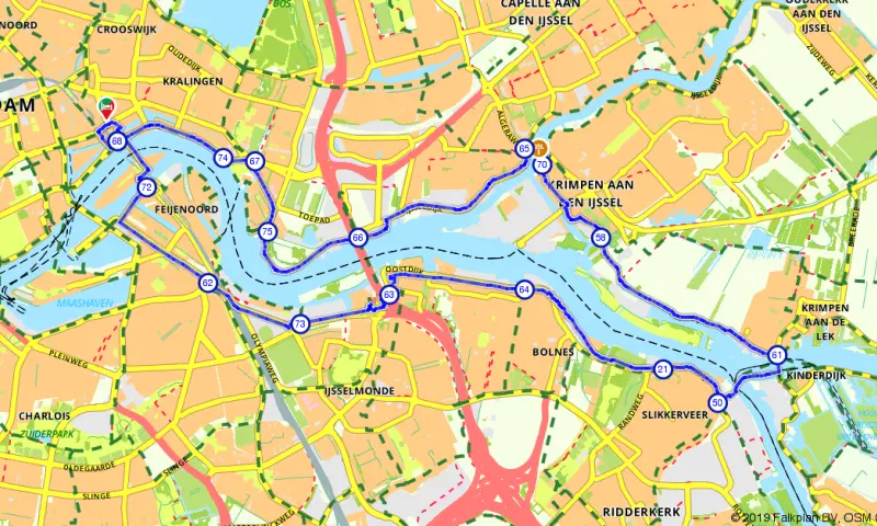 Route Zuid-Holland