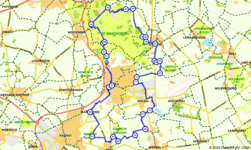 Route Noord-Brabant