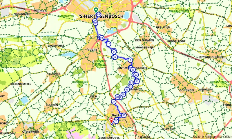 Route Noord-Brabant