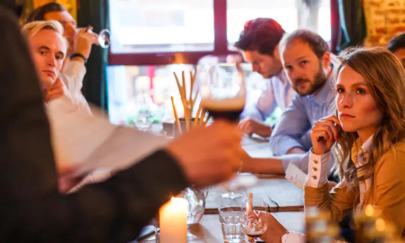 Groep tijdens activiteit