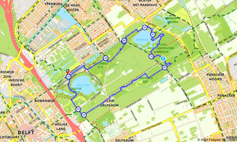 Route Zuid-Holland