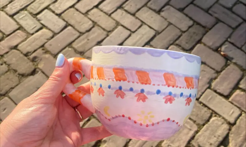 geglazuurd kopje keramiekworkshop