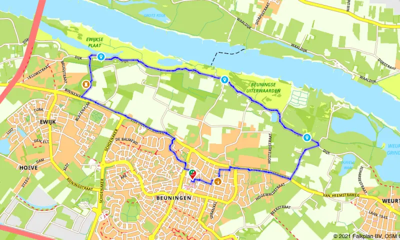 Route in Gelderland