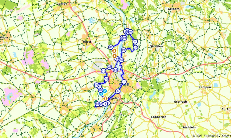 Route in Limburg