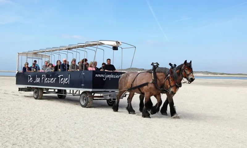 Huifkar tocht Texel