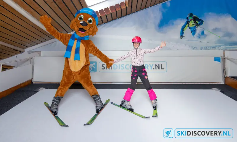 Kinder ski-les